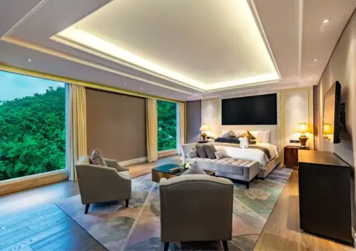 Luxurious Two-bedroom Suite With Mountain And Sea Views